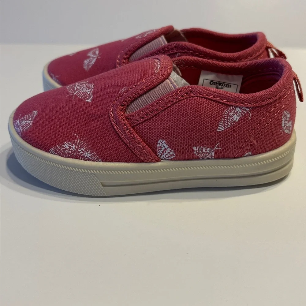 OshKosh B'Gosh Slip-On Butterfly Theme Sneakers